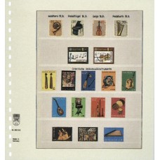 FOLHAS PRÉ IMPRESSAS ANO 2012, PARA SELOS E BLOCOS , JÁ COM TIRAS