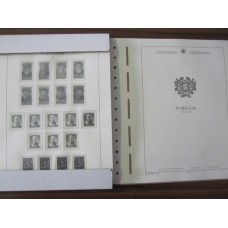 PORTUGAL, CONJUNTO PRÉ-IMPRESSO DE 1945 a 1969, COM TIRAS