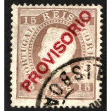 PORTUGAL, 1892/93, D. LUIS I, SOBRECARGAS <PROVISORIO>, CE#84g, DENT. 13 1/2, O