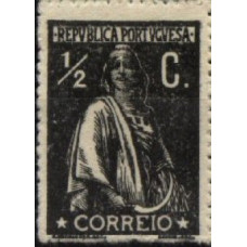 PORTUGAL, 1912, CERES, CE#207i, papel cartolina, dent.15x14, MNH