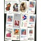 ESTADOS UNIDOS, CONJUNTO DE 22 CADERNETAS, VALOR FACIAL - $122