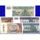 BIRMANIA - 5 NOTAS DIFERENTES, papel moeda bancária, UNC (1)