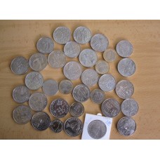 PORTUGAL, LOTE DE 34 MOEDAS COMEMORATIVAS DIFERENTES, MOE